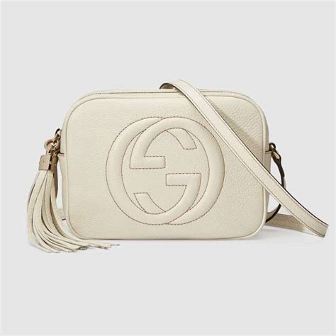 gucci purse black and white|white gucci shoulder bag.